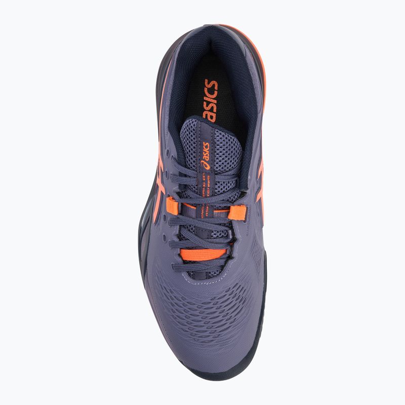 Buty do tenisa męskie ASICS Gel-Resolution X Clay greyish purple/ nova orange 5