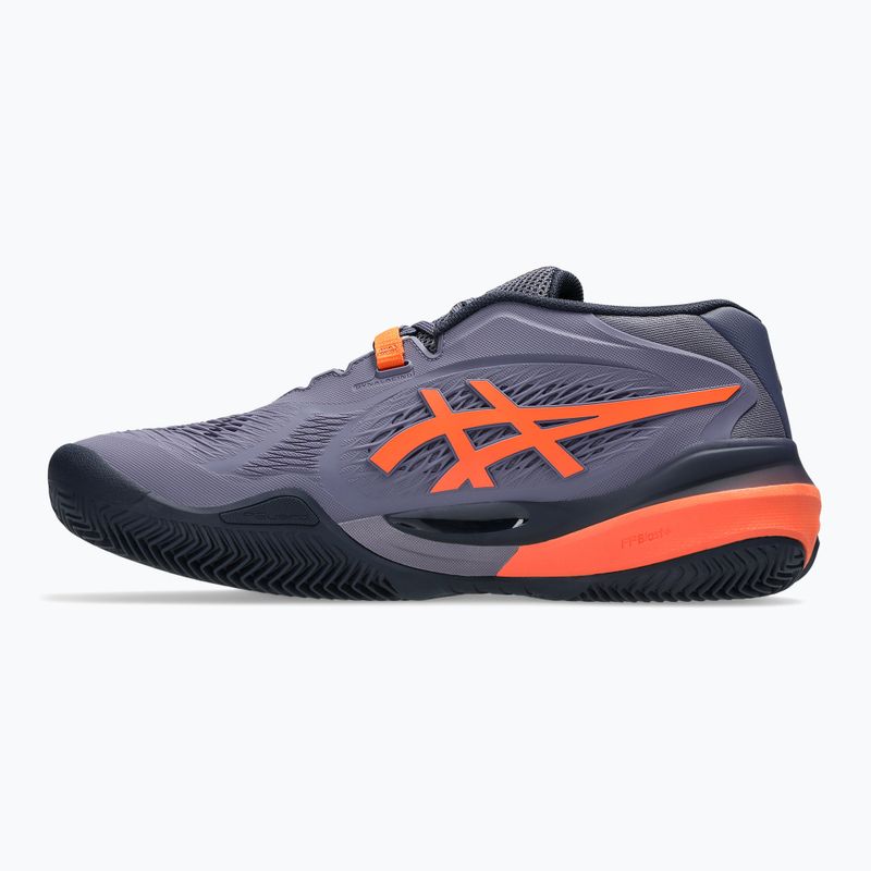 Buty do tenisa męskie ASICS Gel-Resolution X Clay greyish purple/ nova orange 9