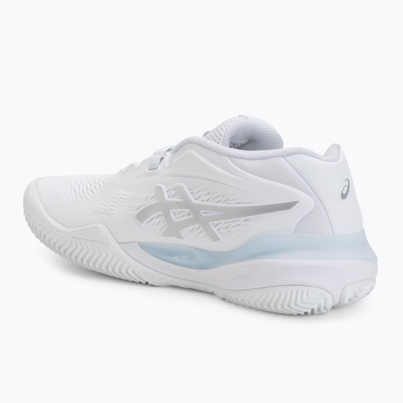 Buty do tenisa damskie ASICS Gel-Resolution X Clay white/pure silver 3