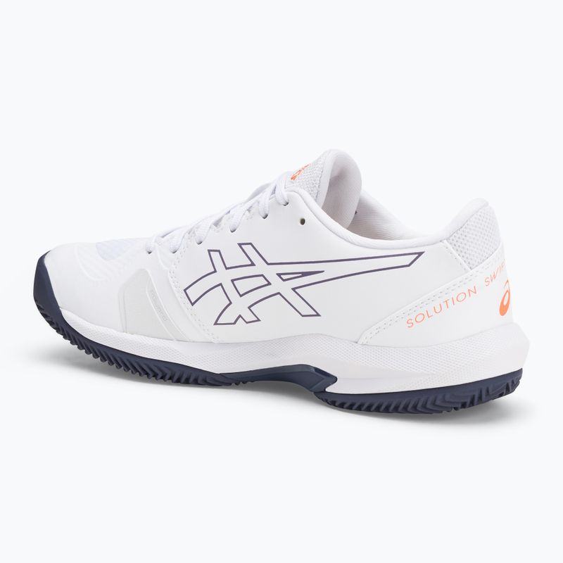 Buty do tenisa męskie ASICS Solution Swift FF 2 Clay white/ nova orange 3