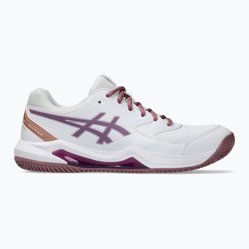 Buty do padla damskie ASICS Gel-Dedicate 8 Padel W white/dark ube 8
