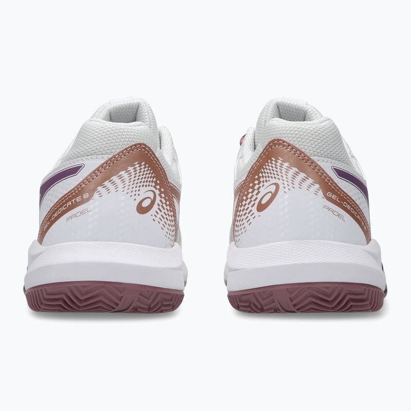 Buty do padla damskie ASICS Gel-Dedicate 8 Padel W white/dark ube 11
