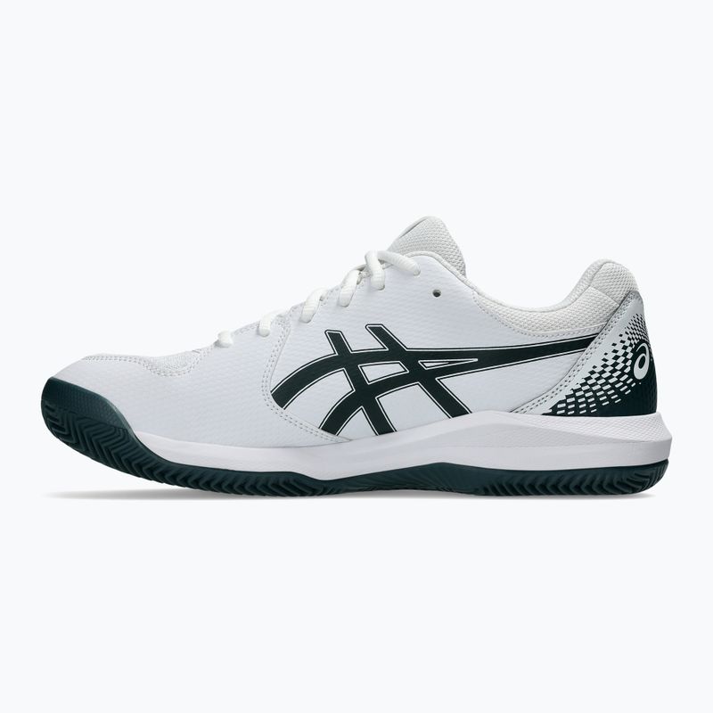 Buty do tenisa męskie ASICS Gel-Dedicate 8 Clay white/saxon green 2