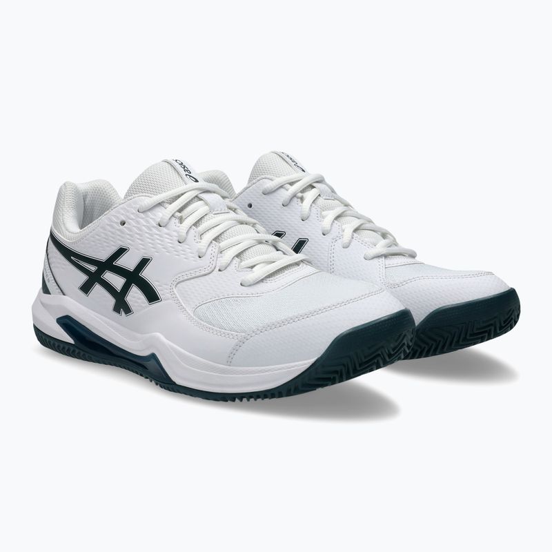 Buty do tenisa męskie ASICS Gel-Dedicate 8 Clay white/saxon green 3