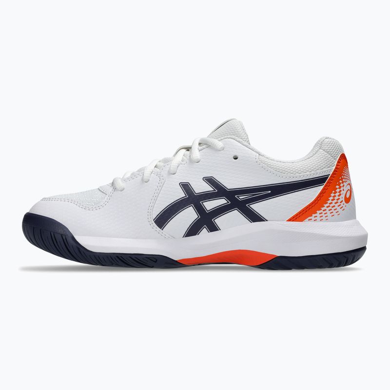 Buty do tenisa dziecięce ASICS Gel-Dedicate 8 GS Jr white/indigo fog 2