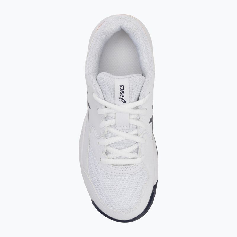 Buty do tenisa dziecięce ASICS Gel-Dedicate 8 GS Jr white/indigo fog 5