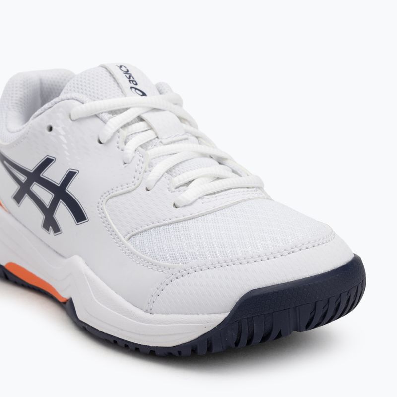Buty do tenisa dziecięce ASICS Gel-Dedicate 8 GS Jr white/indigo fog 7