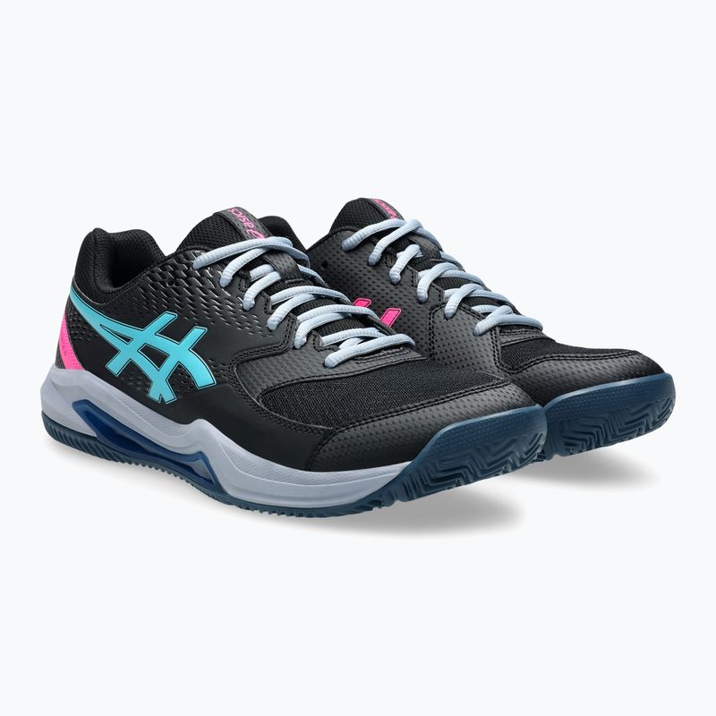 Buty do padla męskie ASICS Gel-Dedicate 8 black/energy aqua 3