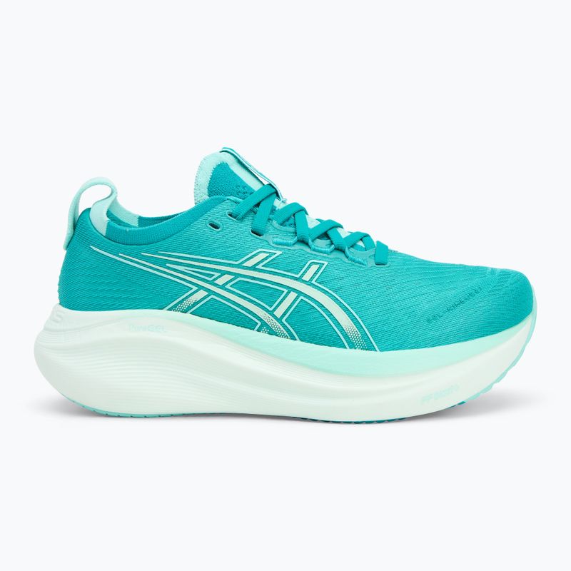 Buty do biegania damskie ASICS Gel-Nimbus 27 wave teal/illuminate mint 2