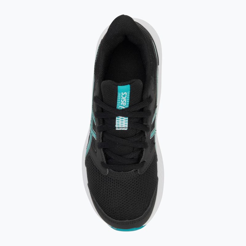 Buty do biegania dziecięce ASICS Jolt 4 GS black/wave teal 5