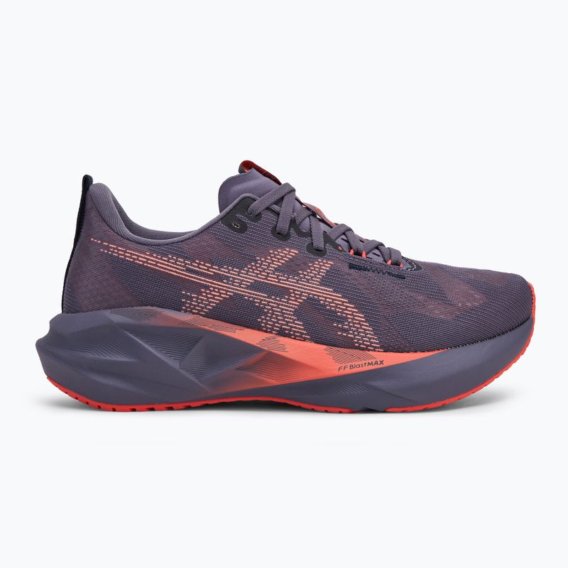 Buty do biegania męskie ASICS Novablast 5 greyish purple/coral reef 2