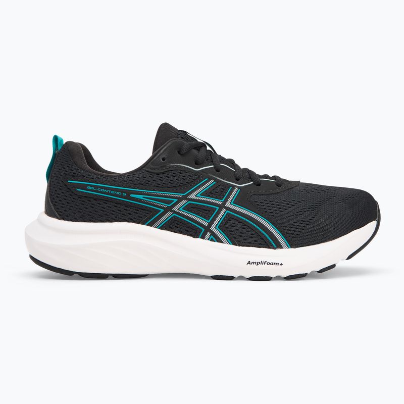 Buty do biegania męskie ASICS Gel-Contend 9 black/wave teal 2