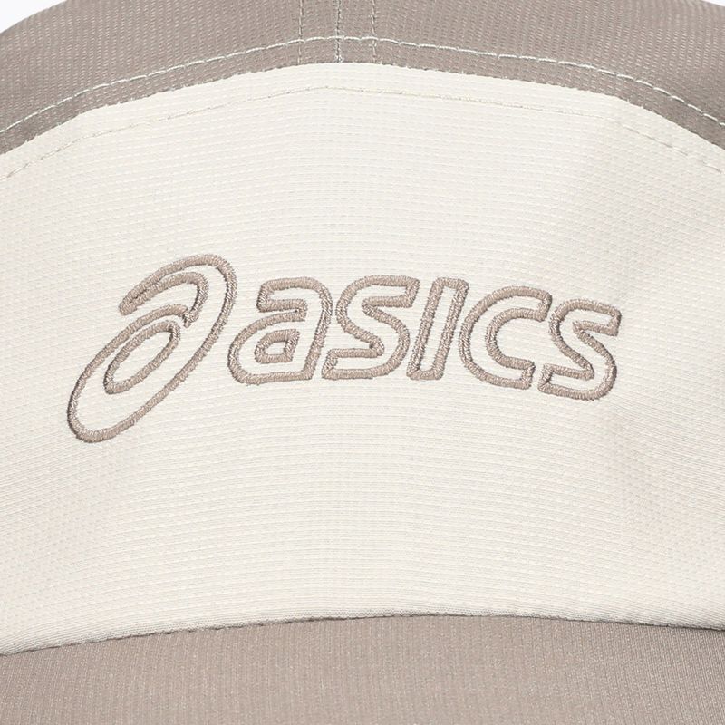 Czapka z daszkiem ASICS 5 Panel taupe grey/mineral beige/huddie yellow 3