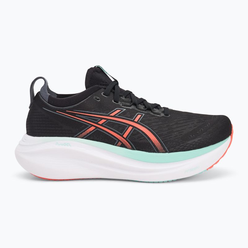 Buty do biegania męskie ASICS Gel-Nimbus 27 black/coral reef 2