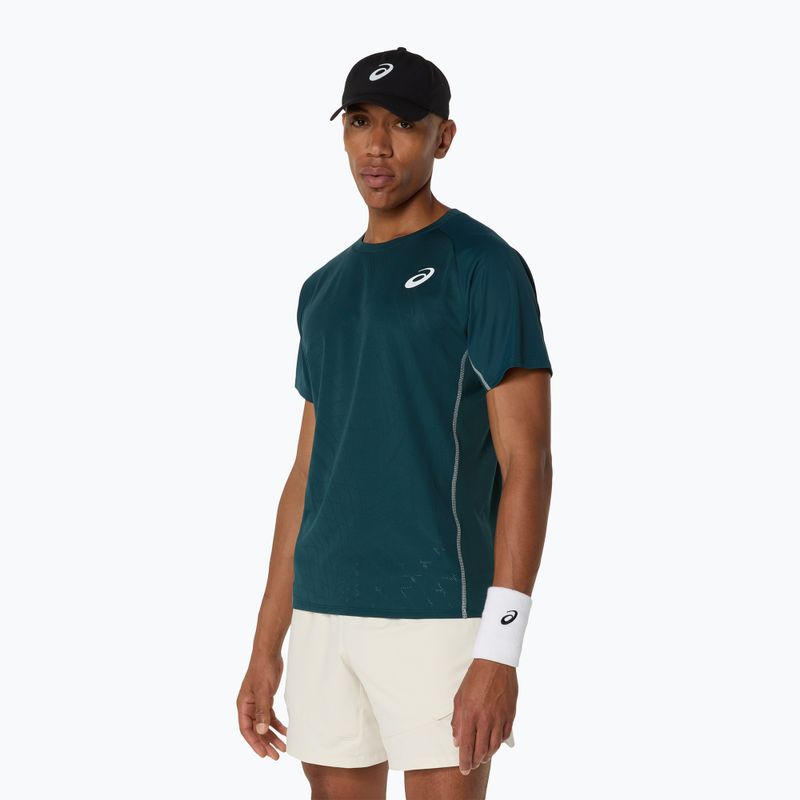 Koszulka tenisowa męska ASICS Match Actibreeze Top saxon green 4