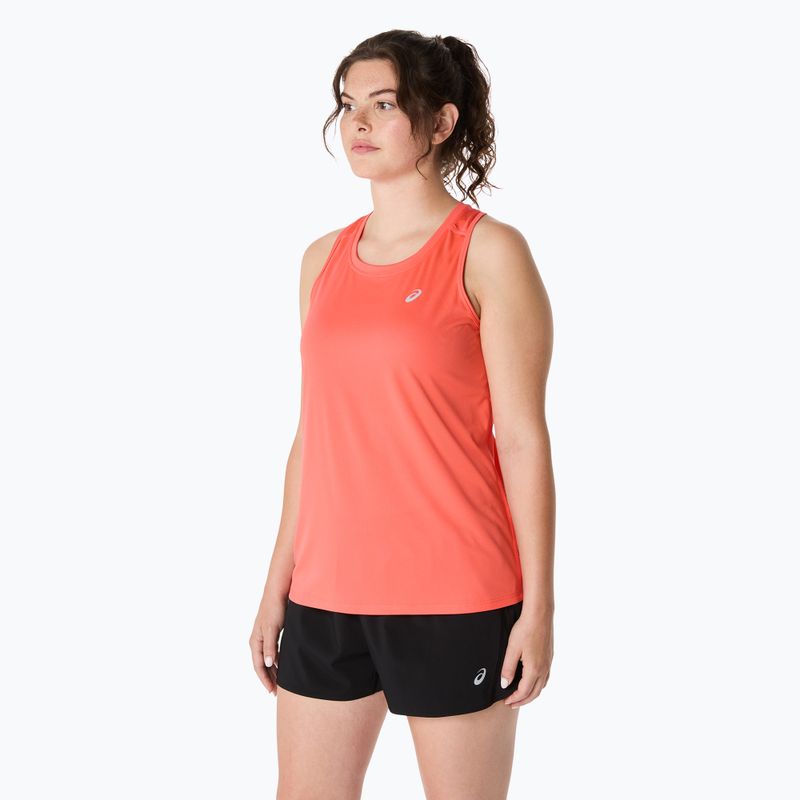 Tank top do biegania damski Asics Core Tank coral reef 4