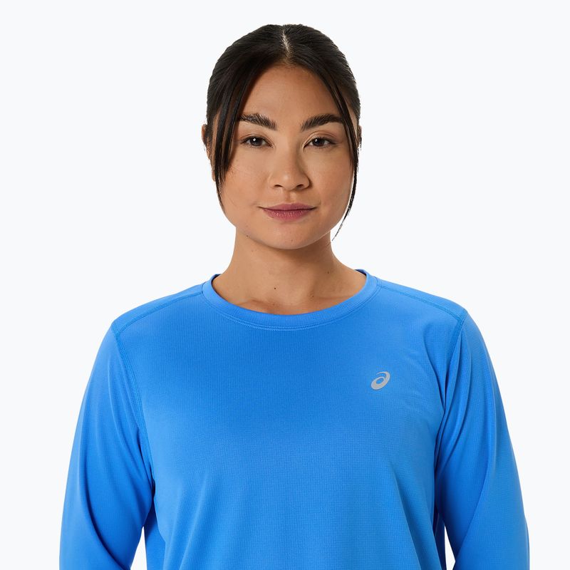 Longsleeve do biegania damski ASICS Core Top blue coast 5