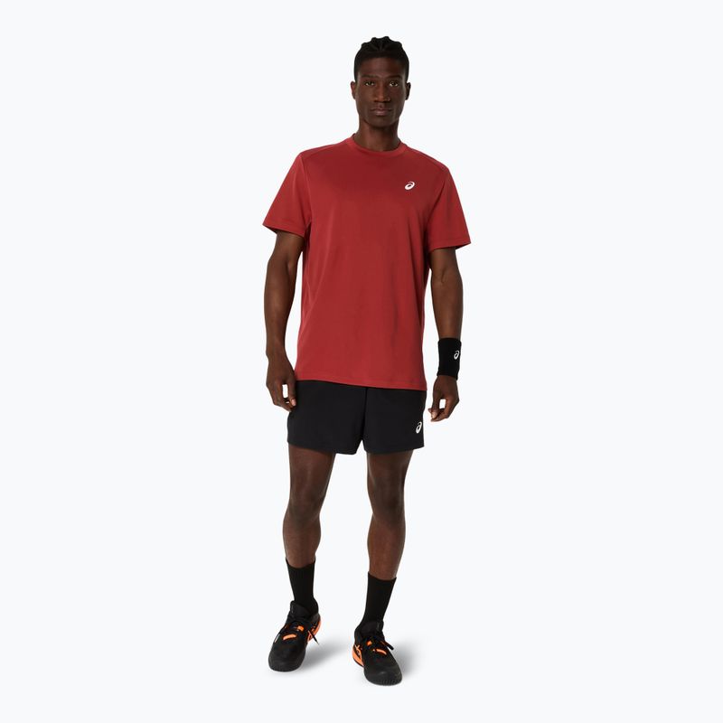 Koszulka tenisowa męska ASICS Court Top burnt red 2