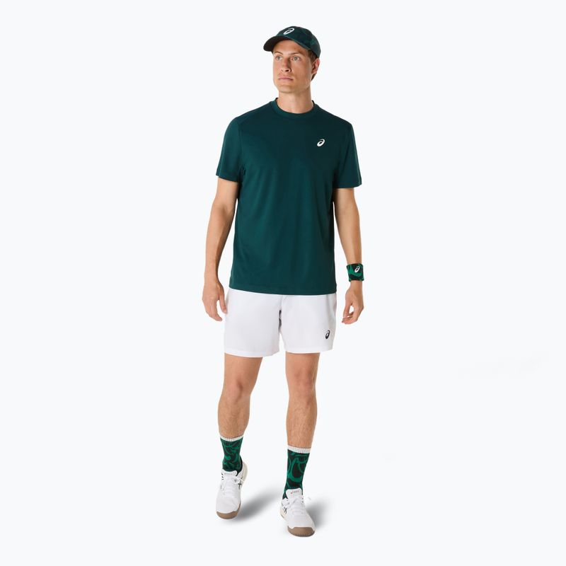 Koszulka tenisowa męska ASICS Court Top saxon green 2