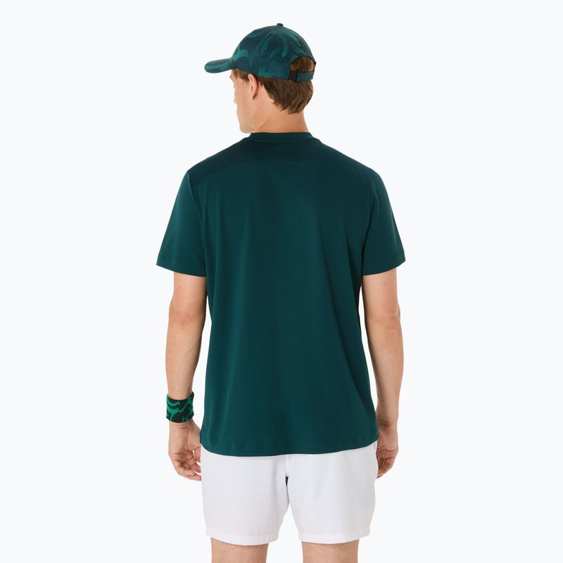 Koszulka tenisowa męska ASICS Court Top saxon green 3