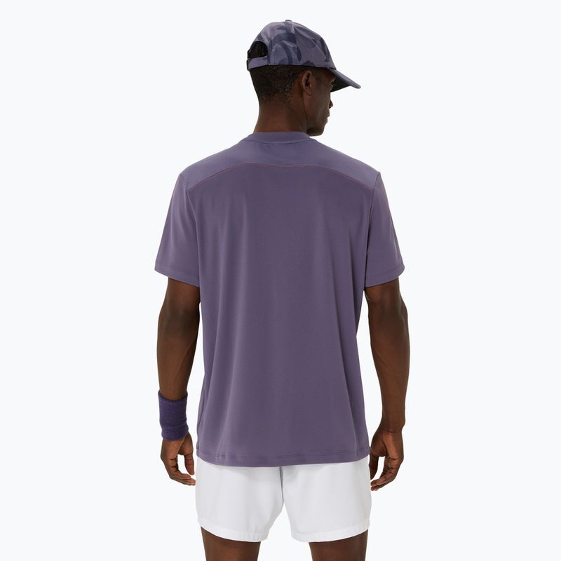 Koszulka tenisowa męska ASICS Court Top greyish purple 3