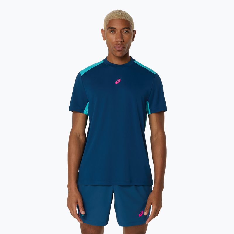 Koszulka tenisowa męska ASICS Padel Court Top mako blue