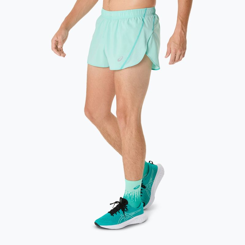 Spodenki do biegania męskie ASICS Core Split Short oasis green 4