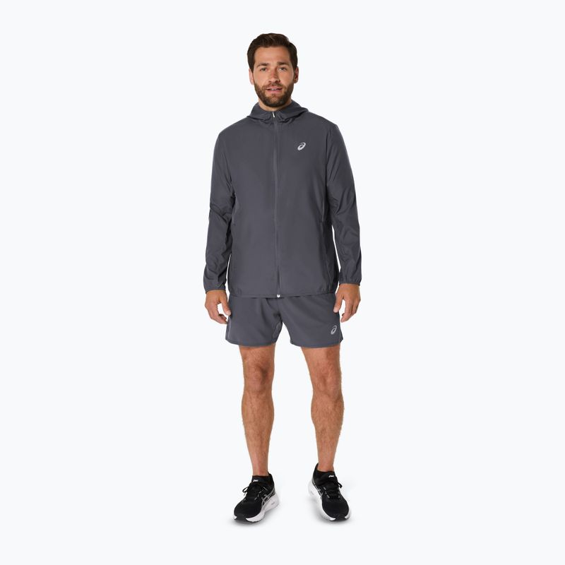 Kurtka do biegania męska ASICS Core carrier grey 2