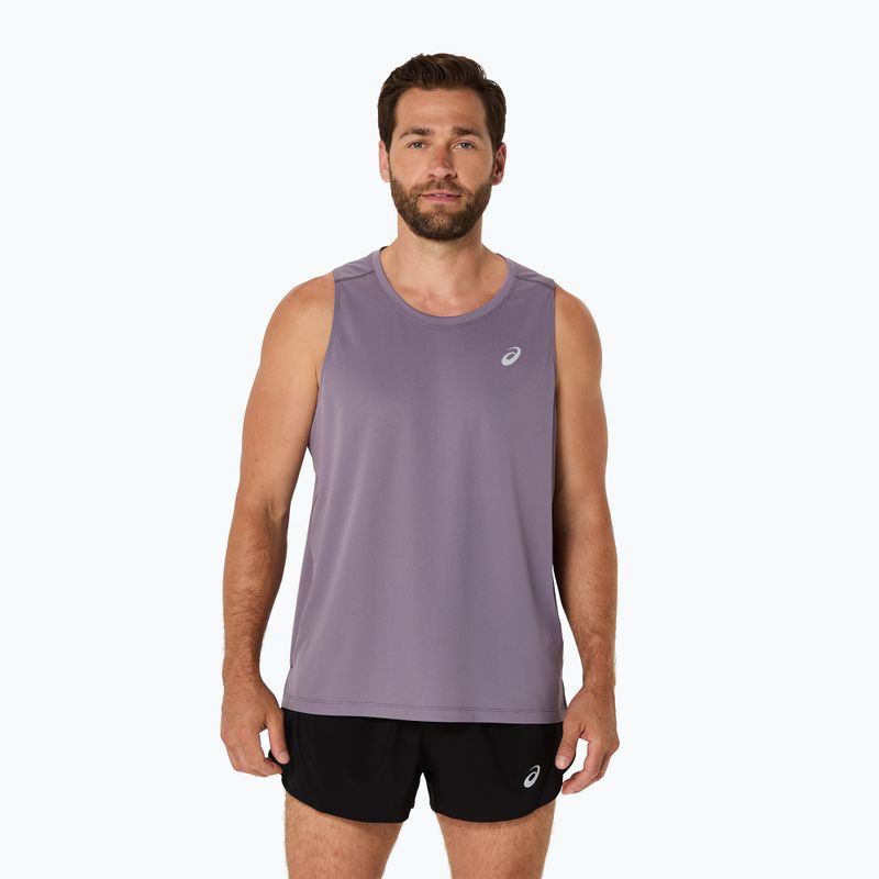 Koszulka do biegania męska ASICS Core Singlet lavender grey