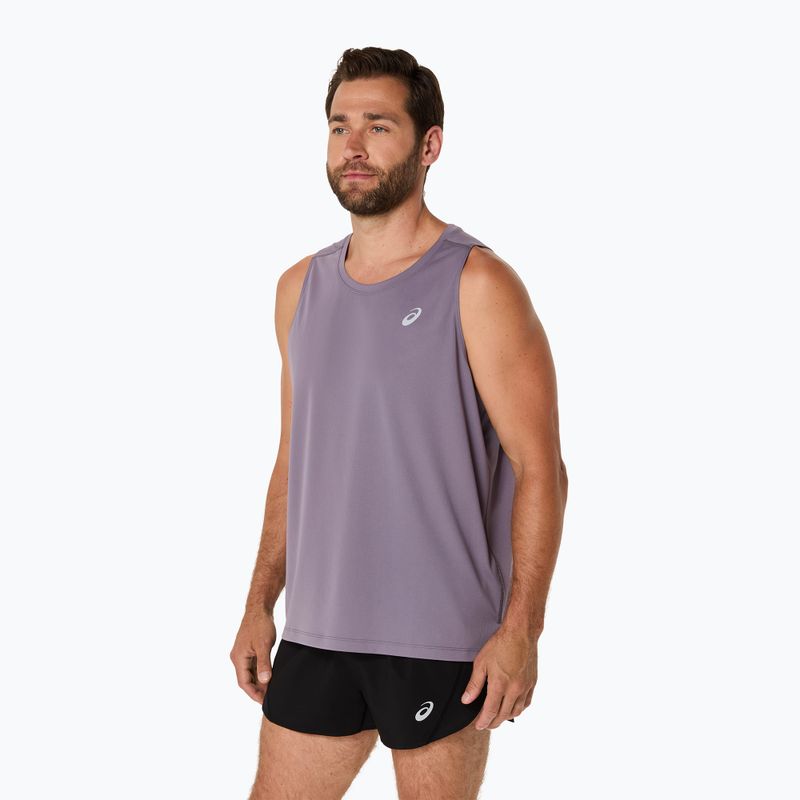 Koszulka do biegania męska ASICS Core Singlet lavender grey 4