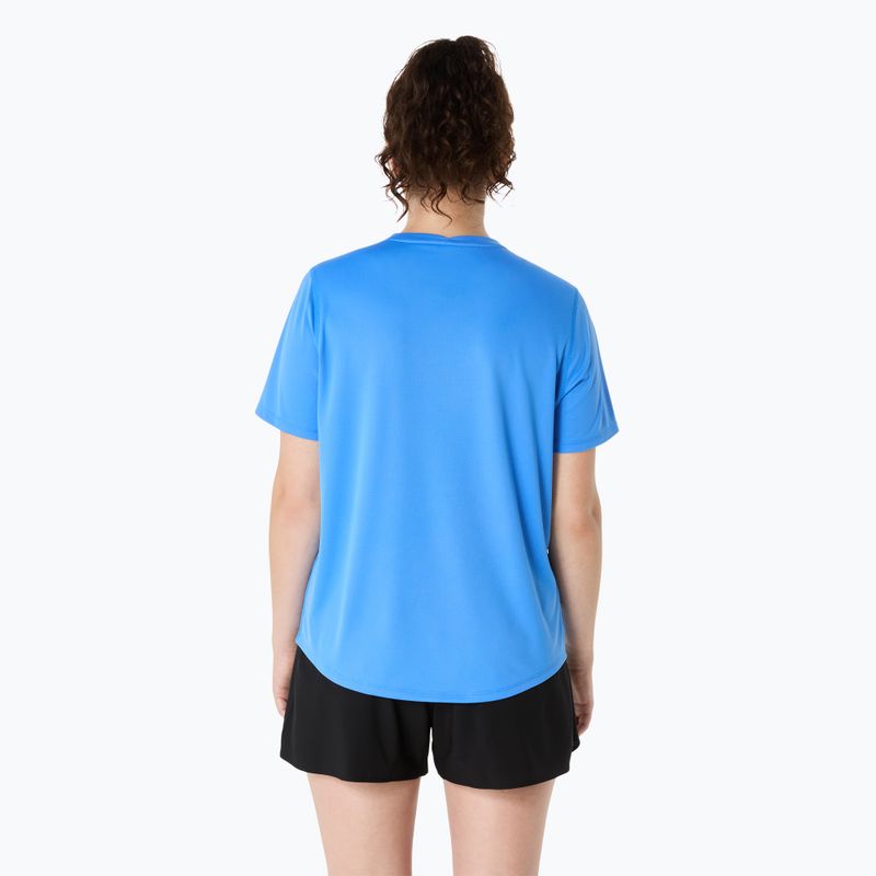 Koszulka do biegania damska ASICS Core Top blue coast 3