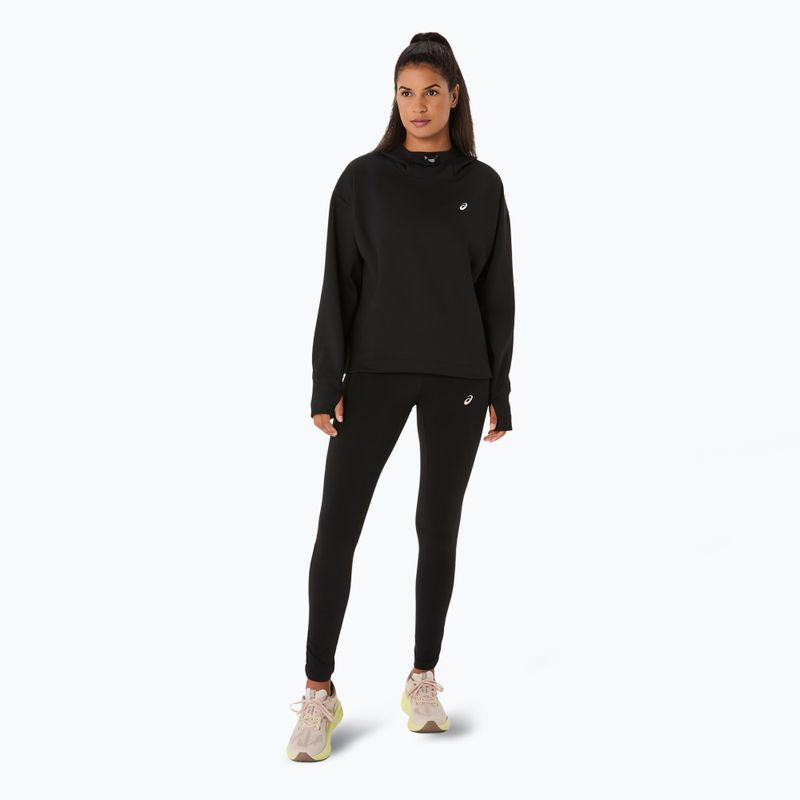 Bluza do biegania damska ASICS Nagino Run Adjustable Hoodie performance black 2