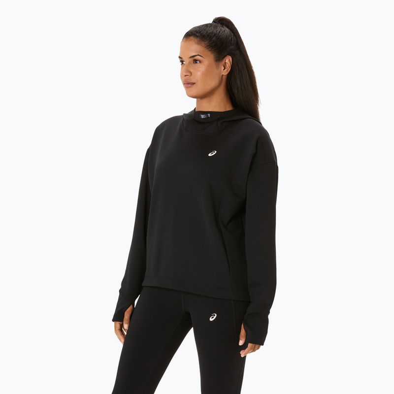 Bluza do biegania damska ASICS Nagino Run Adjustable Hoodie performance black 4