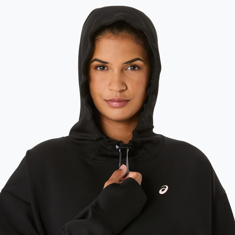 Bluza do biegania damska ASICS Nagino Run Adjustable Hoodie performance black 8