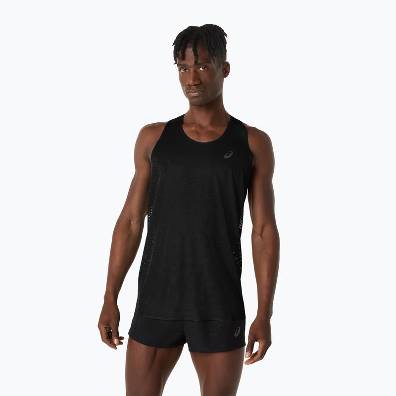 Koszulka do biegania męska ASICS Metarun Singlet performance black