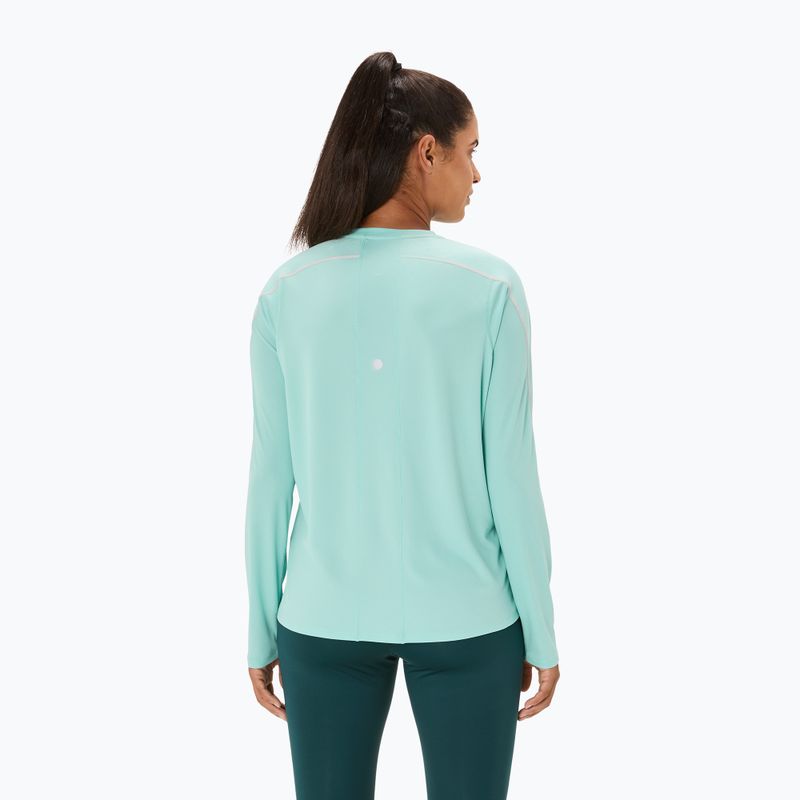 Longsleeve do biegania damski ASICS Road Lite-Show oasis green 3
