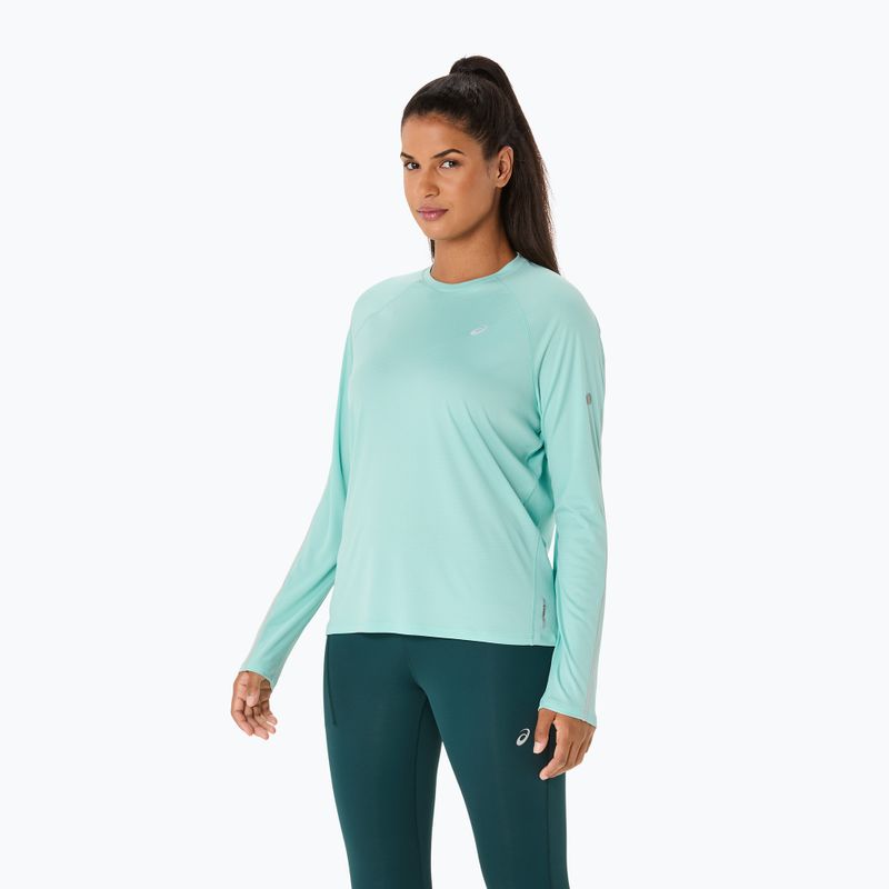 Longsleeve do biegania damski ASICS Road Lite-Show oasis green 4