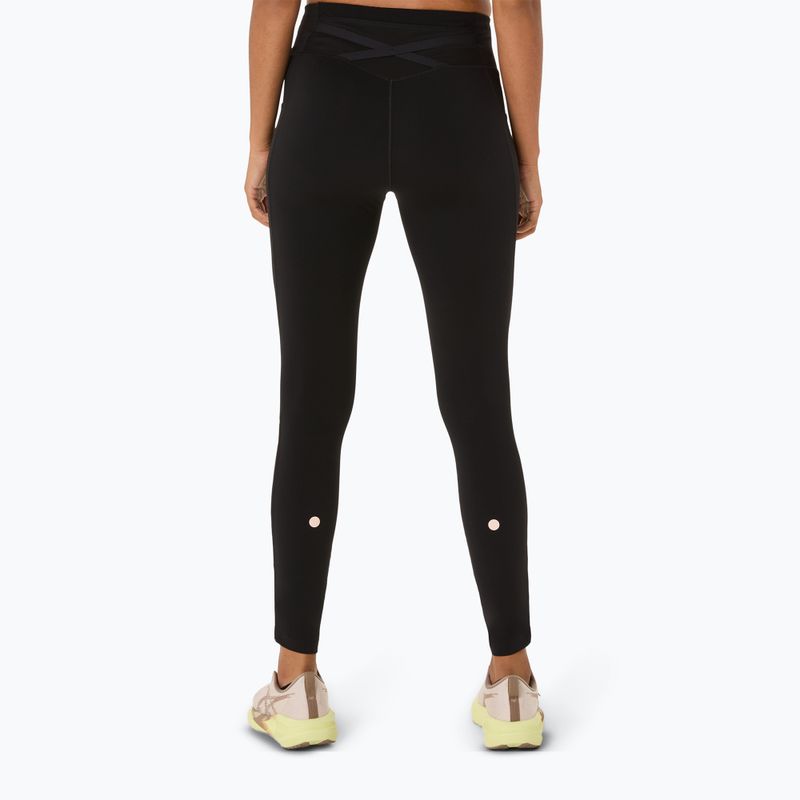 Legginsy do biegania damskie ASICS Nagino Run Adjustable Tight performance black 3