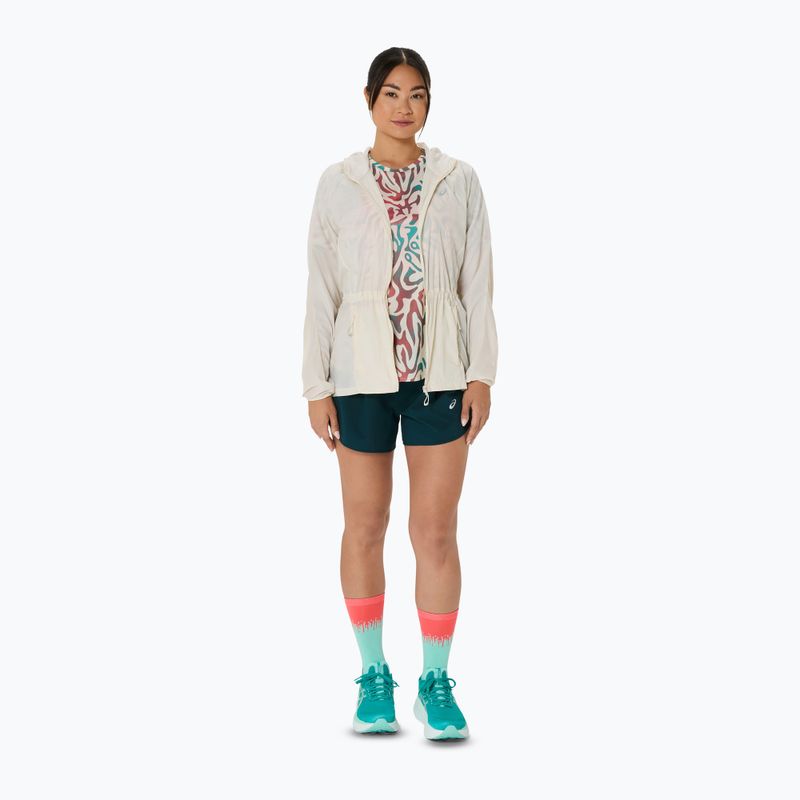 Koszulka do biegania damska ASICS Road All Over Print Top birch 2