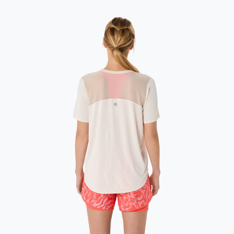 Koszulka do biegania damska ASICS Road V-Neck birch 3