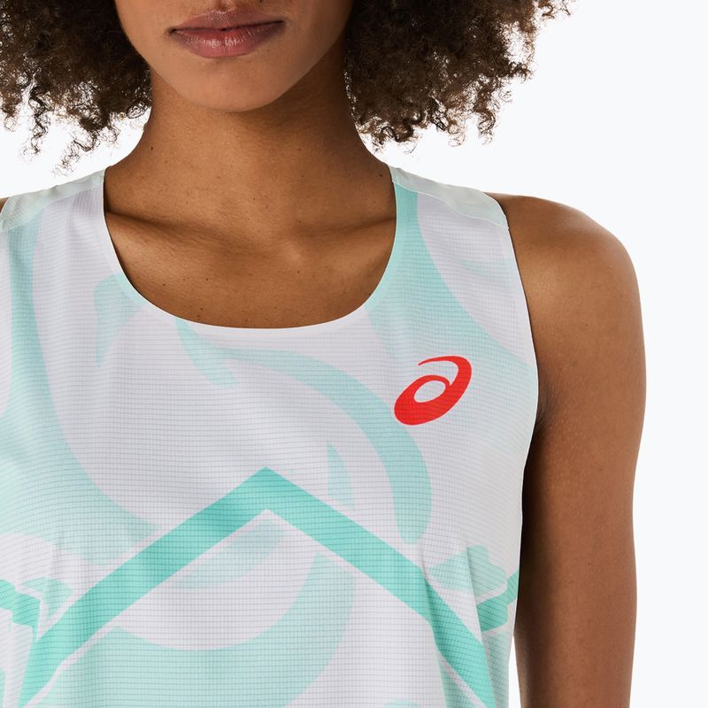 Koszulka do biegania damska ASICS Light Knit Singlet soothing sea 4