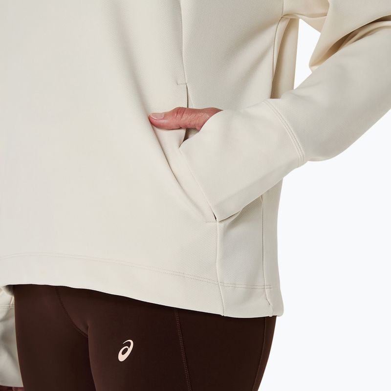 Bluza do biegania damska ASICS Nagino Run Adjustable Hoodie birch 8