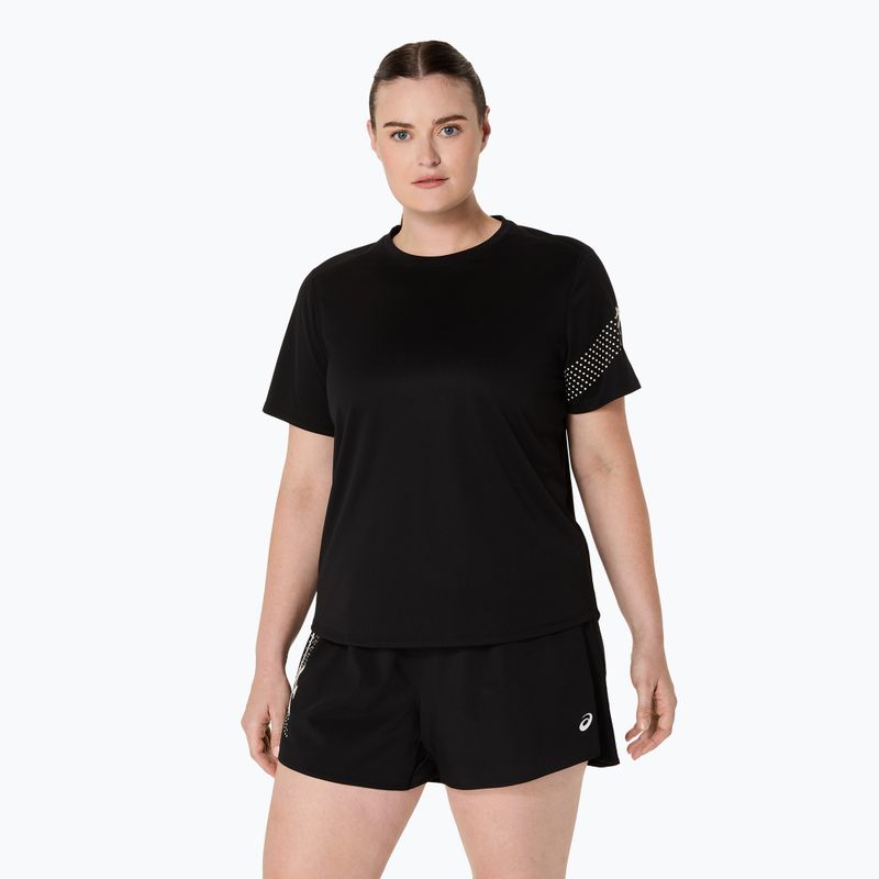Koszulka do biegania damska ASICS Icon SS Top performance black