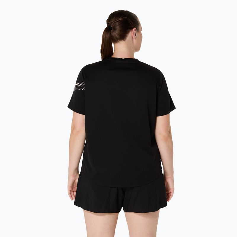 Koszulka do biegania damska ASICS Icon SS Top performance black 3