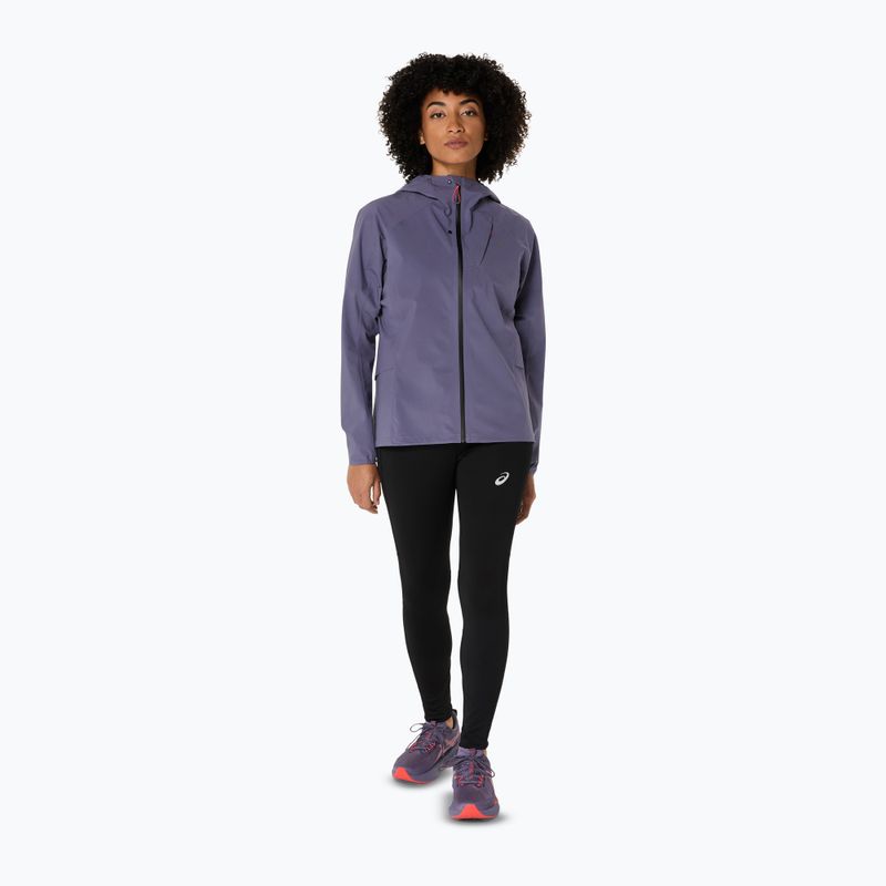 Kurtka do biegania damska ASICS Metarun Waterproof greyish purple 2