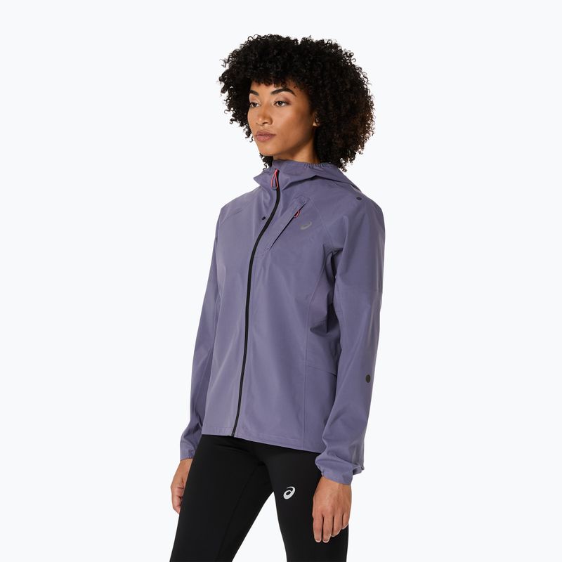 Kurtka do biegania damska ASICS Metarun Waterproof greyish purple 4