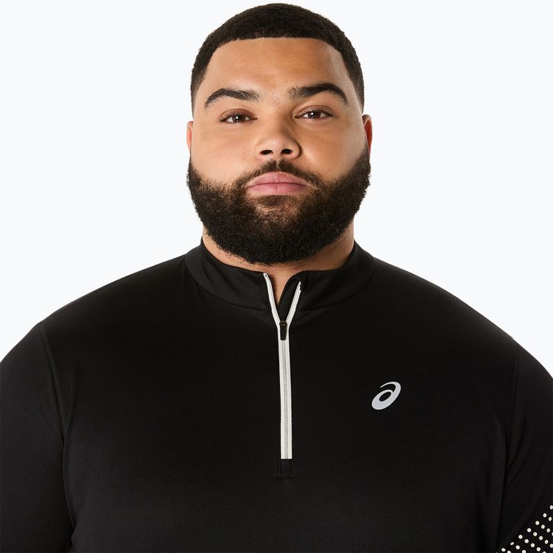 Bluza do biegania męski ASICS Icon LS 1/2 Zip performance black 5
