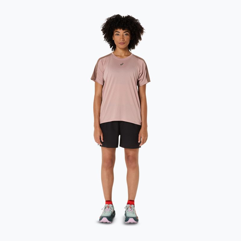 Koszulka do biegania damska ASICS Fujitrail Elite Top neutral pink/taupe grey 2