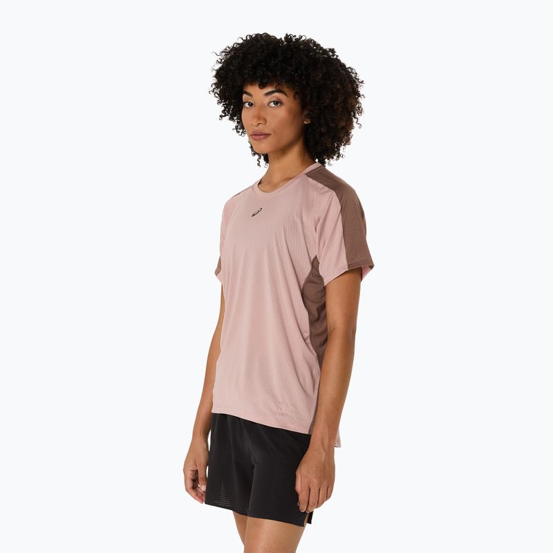Koszulka do biegania damska ASICS Fujitrail Elite Top neutral pink/taupe grey 4