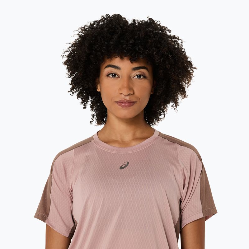 Koszulka do biegania damska ASICS Fujitrail Elite Top neutral pink/taupe grey 5